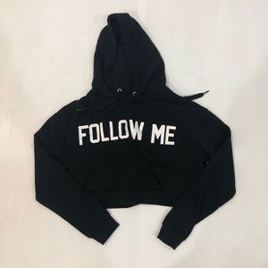 Amnesia Cropped Hoodie Large